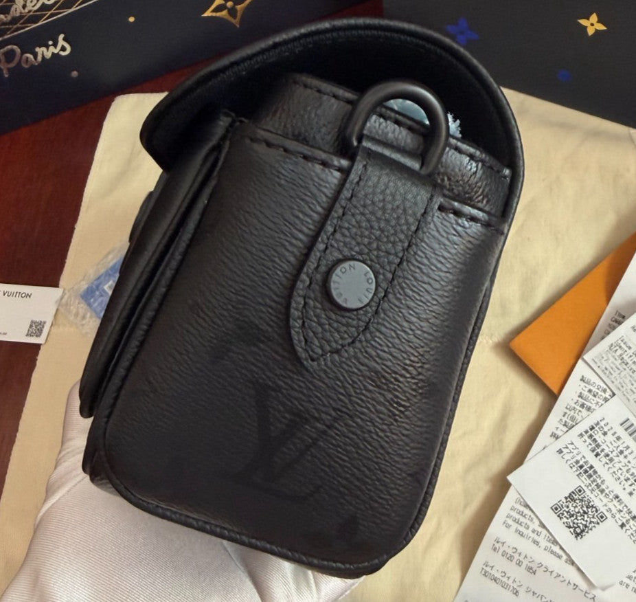 Louis Vuitton Cargo Mini Monogram Shoulder Bag Crossbody Black Unisex Adults