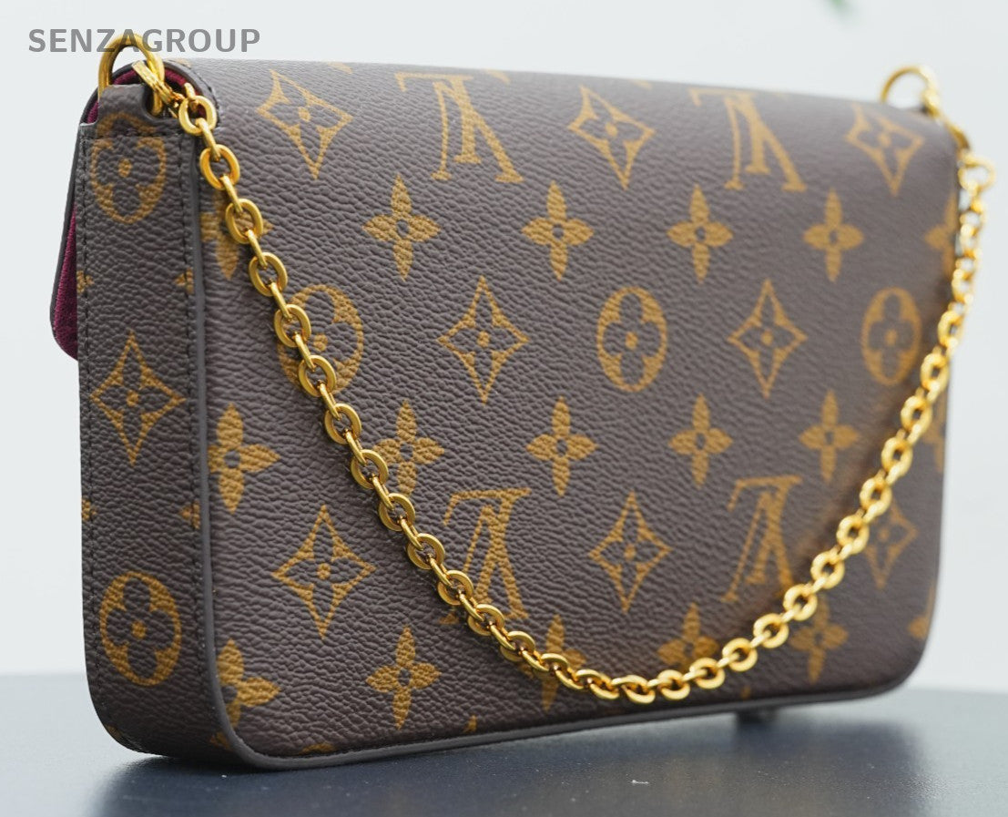 Louis Vuitton POCHETTE FÉLICIE Canvas coating Monogram Shoulder bag Chain Women