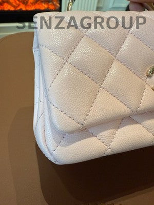 Chanel Coco Crush Quilted Pink Gold Shoulder Bag - Fashion Women