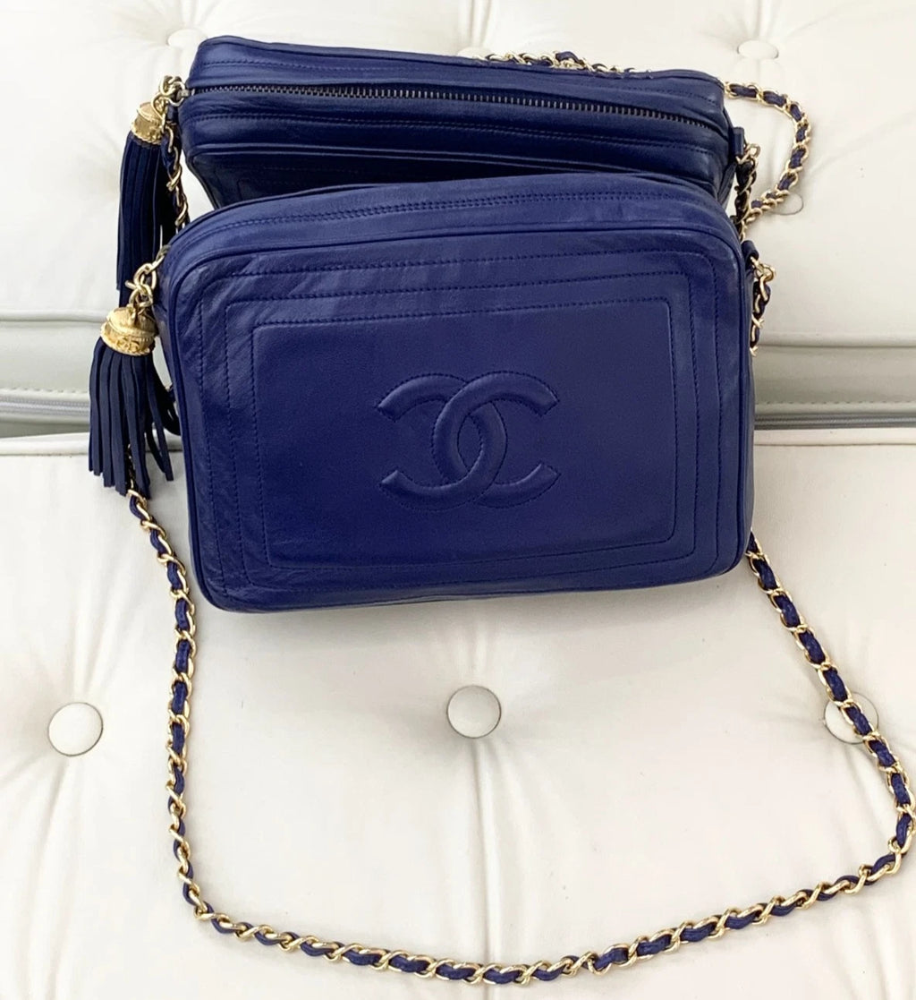 Chanel Tassel Calfskin Chain Camera Bag Shoulder Bag Crossbody Bag Women S