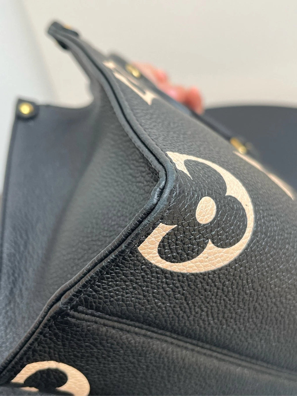 Louis Vuitton Onthego Black White Small Tote Bag For Women