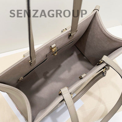 Louis Vuitton Monogram Onthego MM Tote Bag Grey Gold - Classic Fashion Women