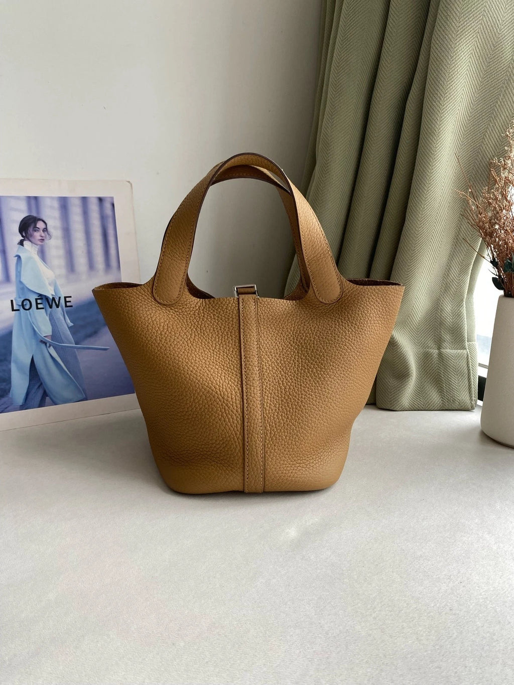 Hermes Epsom Picotin18 Bucket Bag For Women