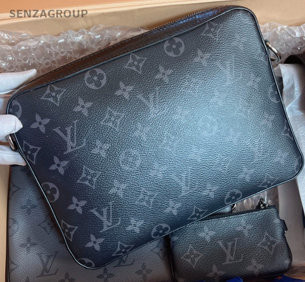 Louis Vuitton Trio Black Monogram Shoulder bag Crossbody Almost Brand NEW