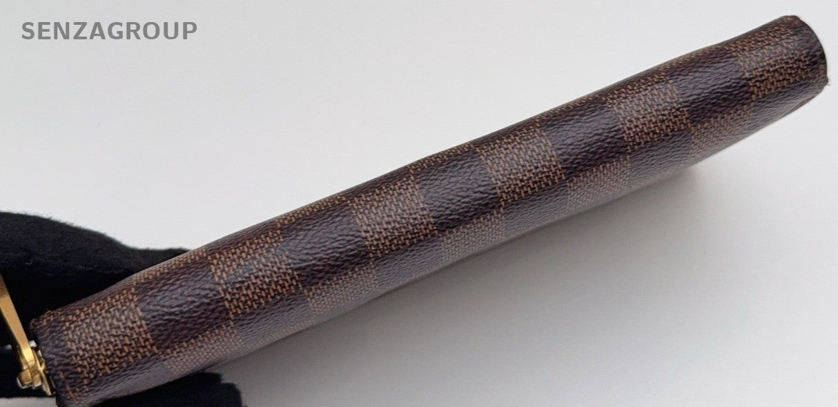 Louis Vuitton Zippy Long Wallet Brown Gold Used  Unisex Adults Classic