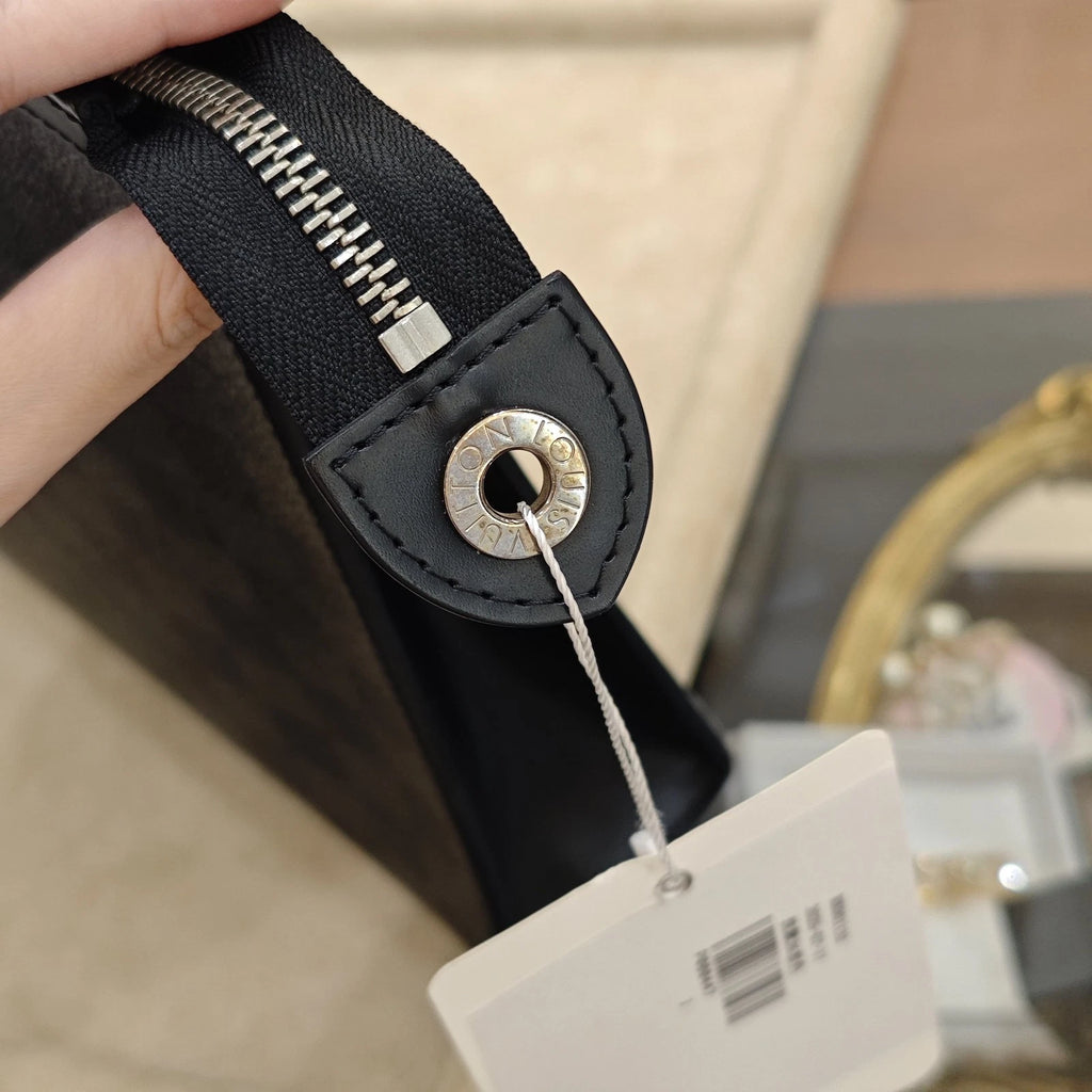 Louis Vuitton Black Damier Canvas Toiletry Pouch For Women