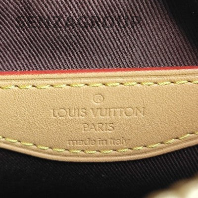 Louis Vuitton Boulogne Monogram Chain Shoulder Crossbody Bag Gold Brown