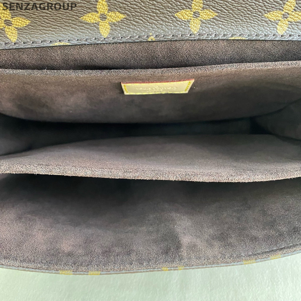 Louis Vuitton Monogram Canvas Pochette Métis Messenger Bag Brown
