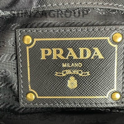 Prada Black Sequin Pearl Shoulder Bag with Gold Clasp - Women's Fashion