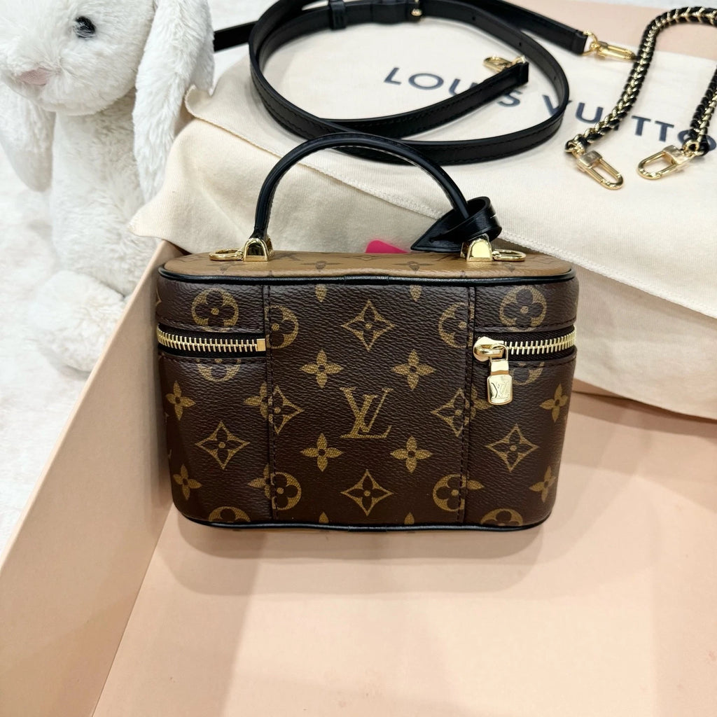 Louis Vuitton Vanity Canvas Top Handle Excellent