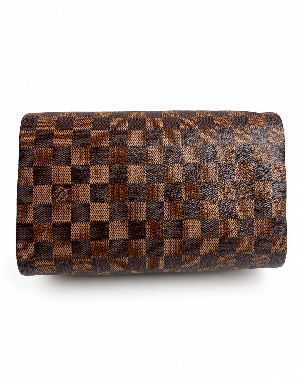 Louis Vuitton Speedy25 Canvas Damier Brown Shoulder Bag Handbag Excellent