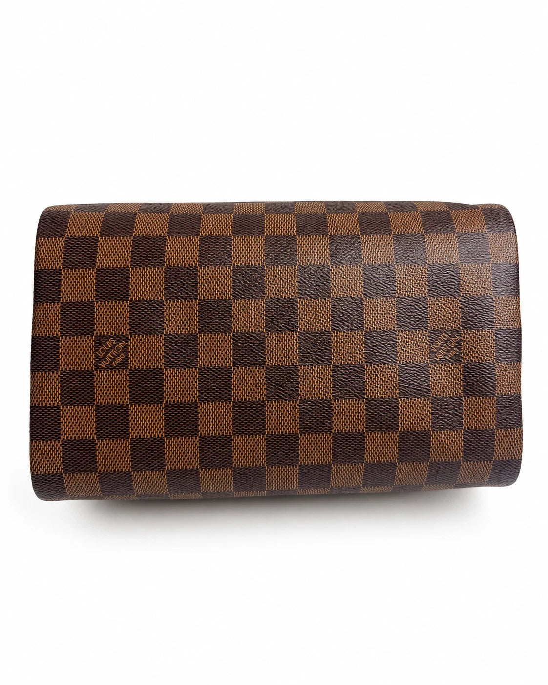 Louis Vuitton Speedy25 Canvas Damier Brown Shoulder Bag Handbag Excellent