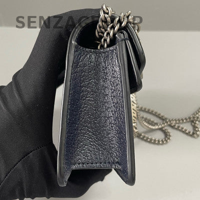 Gucci Dionysus Mini Chain Shoulder Bag in Black & Beige - Classic Women's