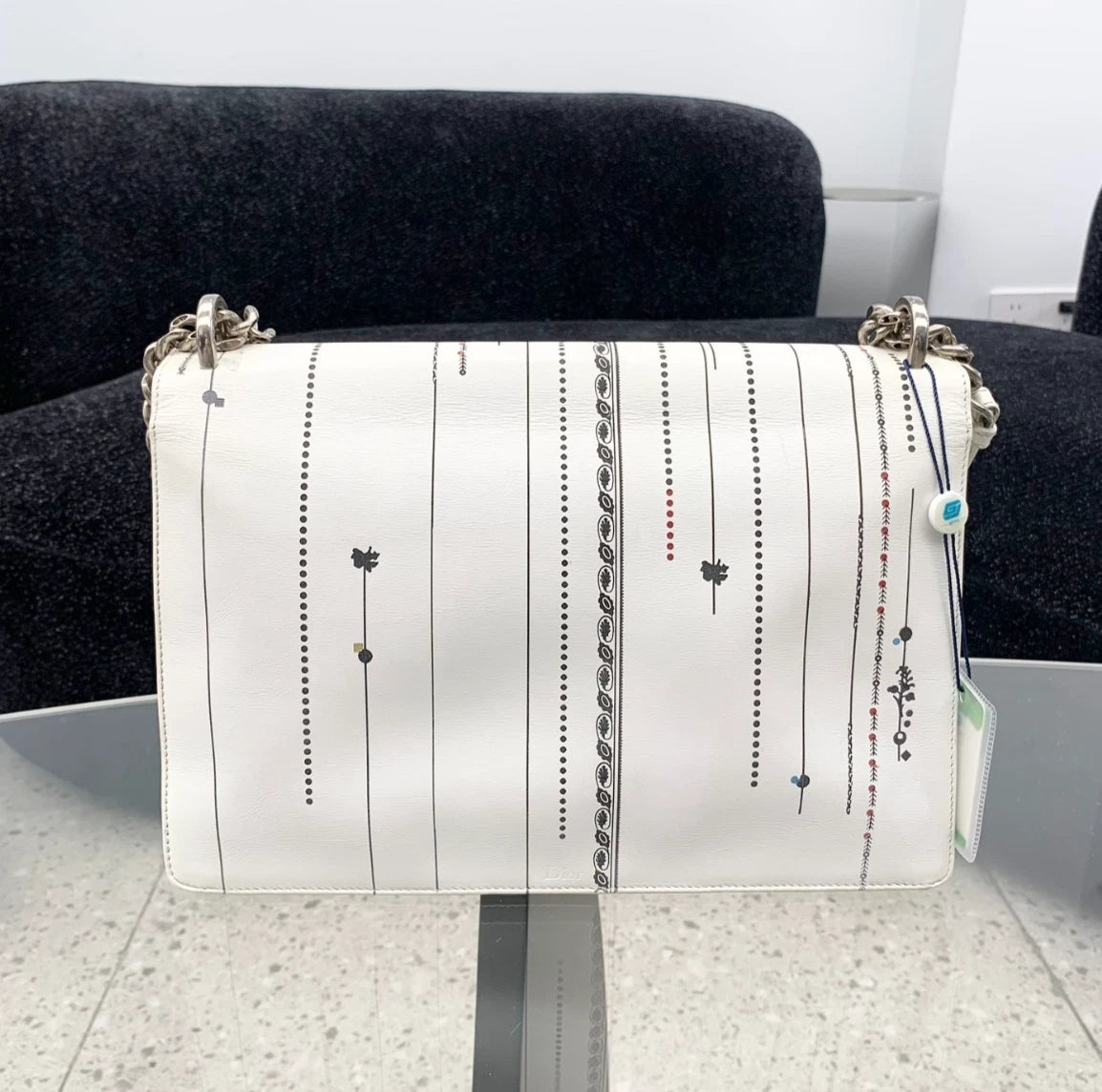 Christian Dior Diorama Tassel Calfskin GM Shoulder Bag Crossbody Bag Women S