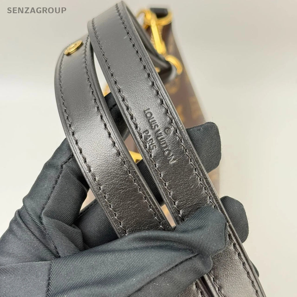 SJ0001 Louis Vuitton Boulogne Shoulder Bag NM Brown Canvas Monogram Z