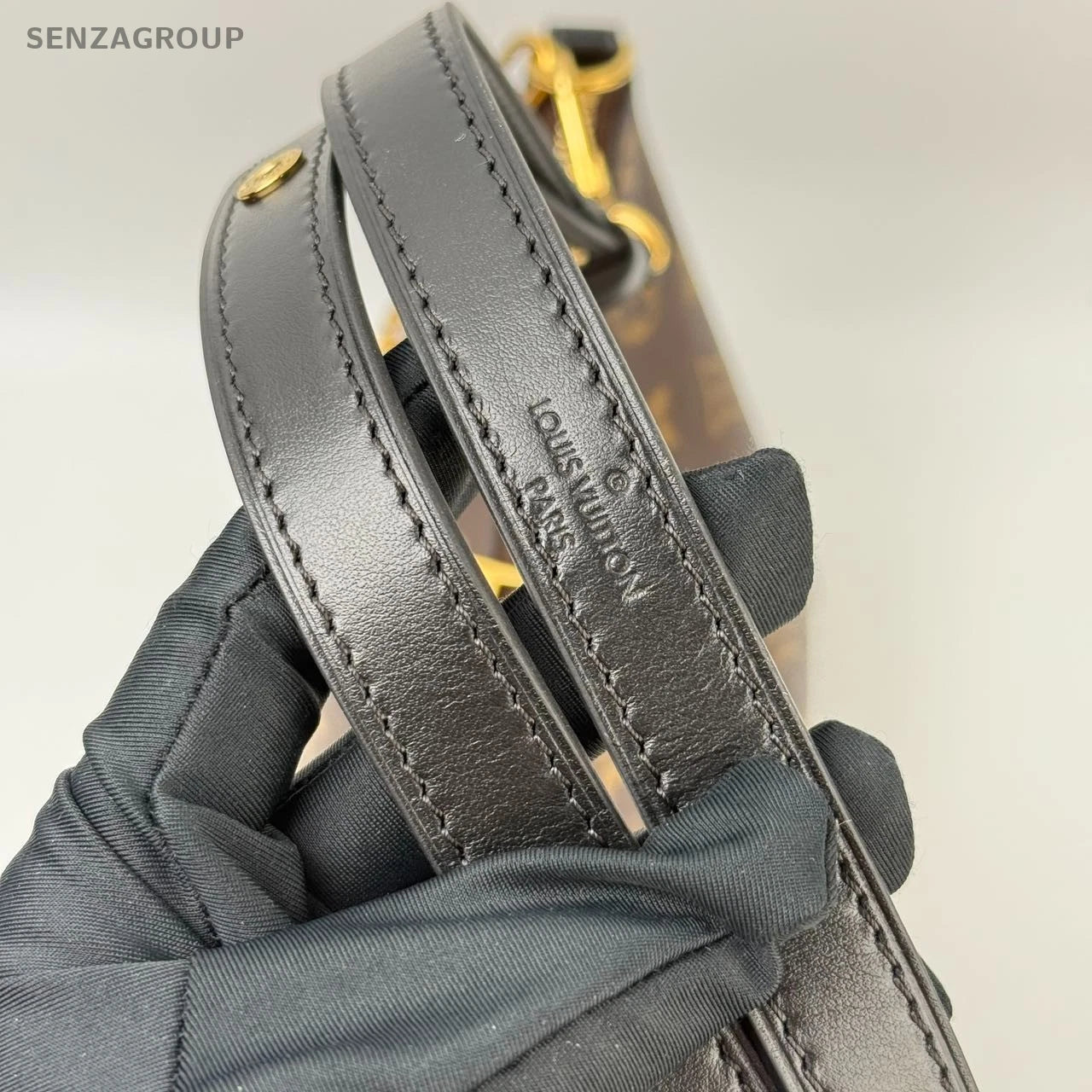 SJ0001 Louis Vuitton Boulogne Shoulder Bag NM Brown Canvas Monogram Z