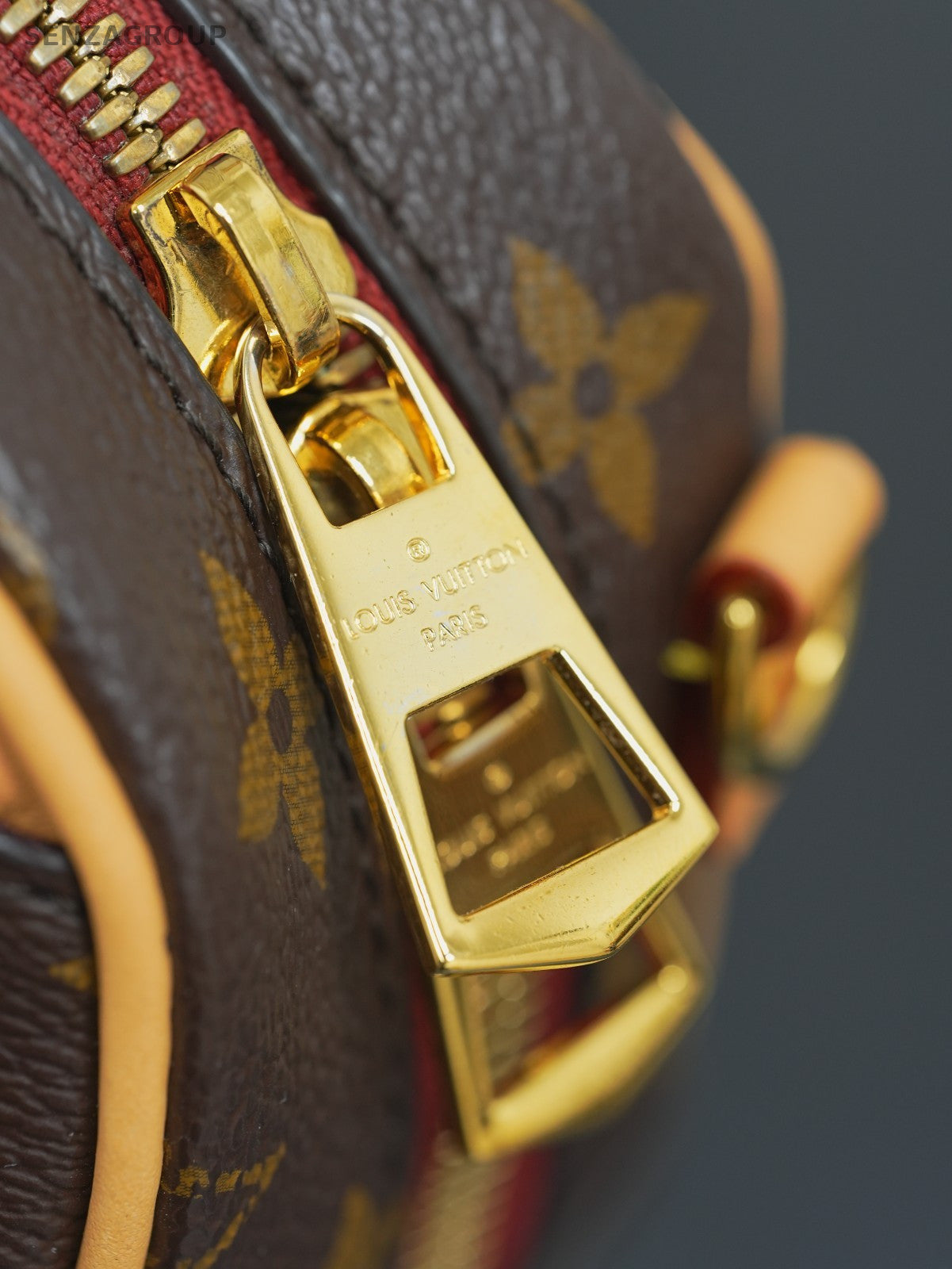 Louis Vuitton M45528 Monogram Canvas Deauville Handbag Crossbody bag Brown