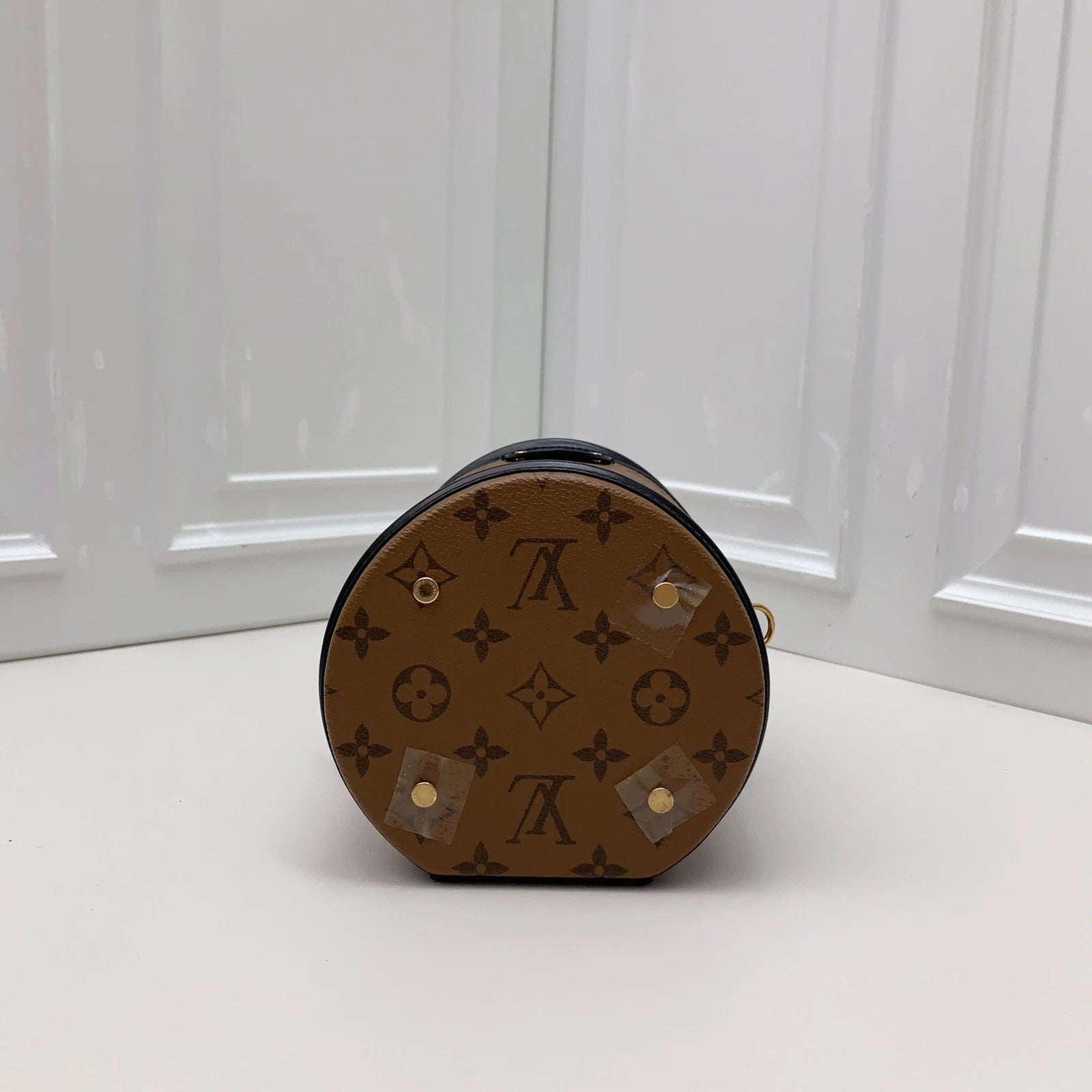 Louis Vuitton Cannes Monogram Top Handle Crossbody Bag Brown Women Classic