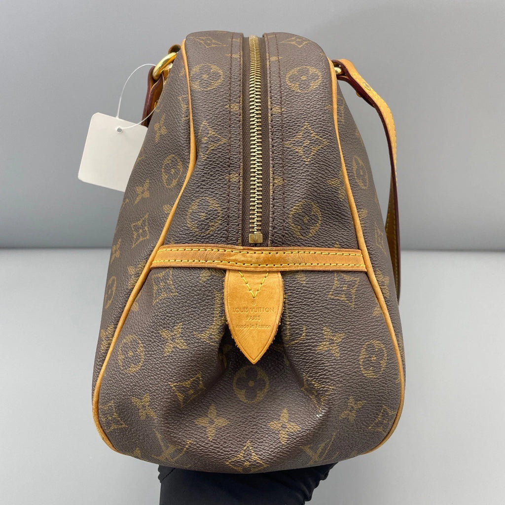 Louis Vuitton Montorgueil Bowling Bag Monogram Canvas Shoulder Bag Gold Hardware