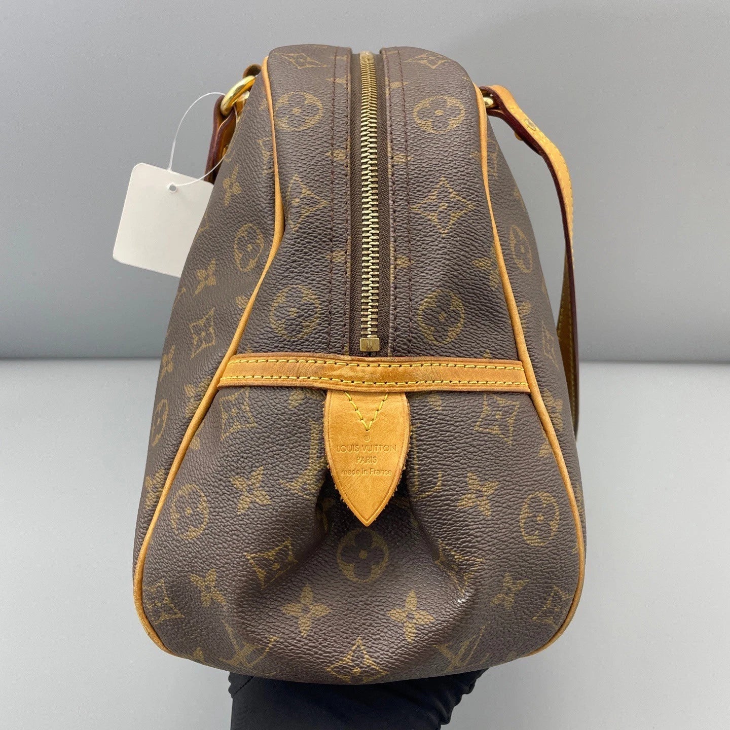 Louis Vuitton Montorgueil Bowling Bag Monogram Canvas Shoulder Bag Gold Hardware