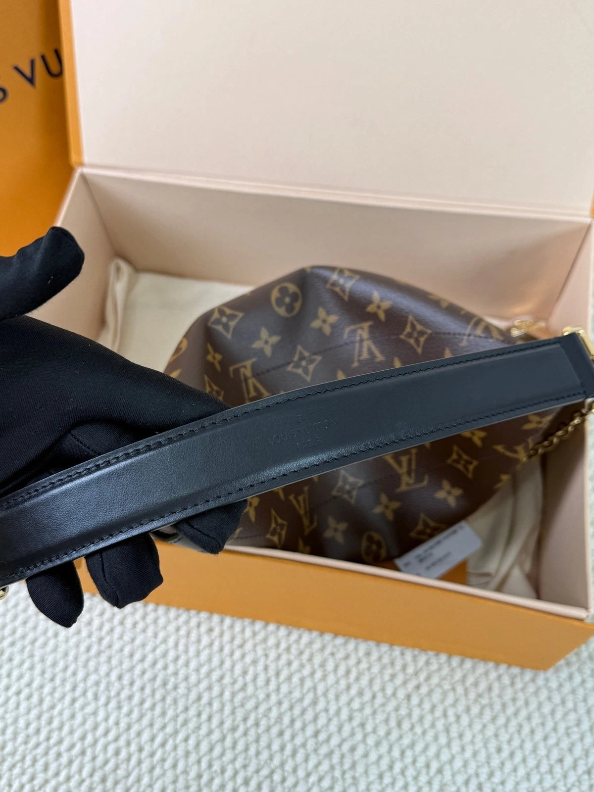 Louis Vuitton FW24 New Lucky Trunk Clutch Handbag For Women