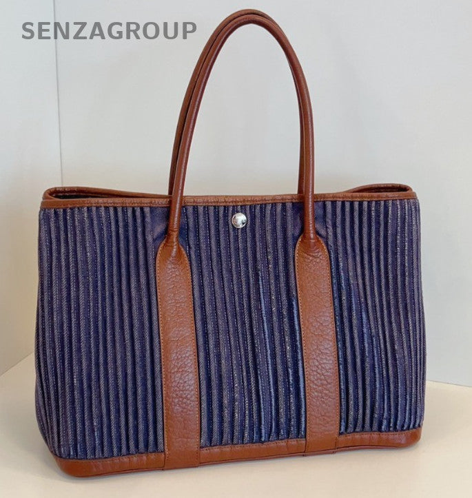 Hermes Garden Pary GP36 Tote Top Handle Shoulder Handbag Women