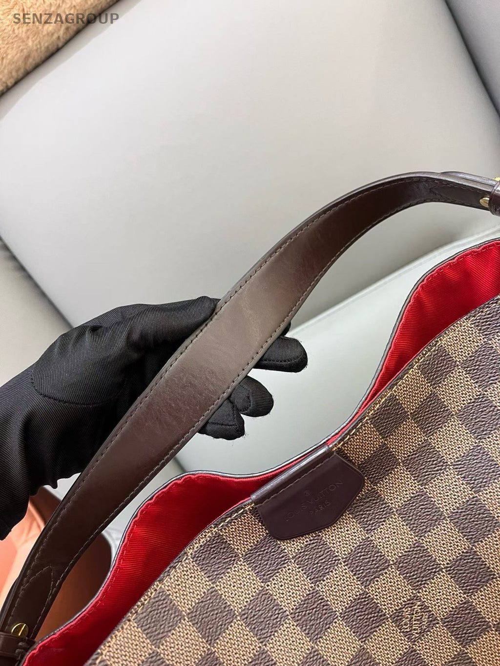 Louis Vuitton Graceful MM Damier Ebene Shoulder bag Brown Women Classic