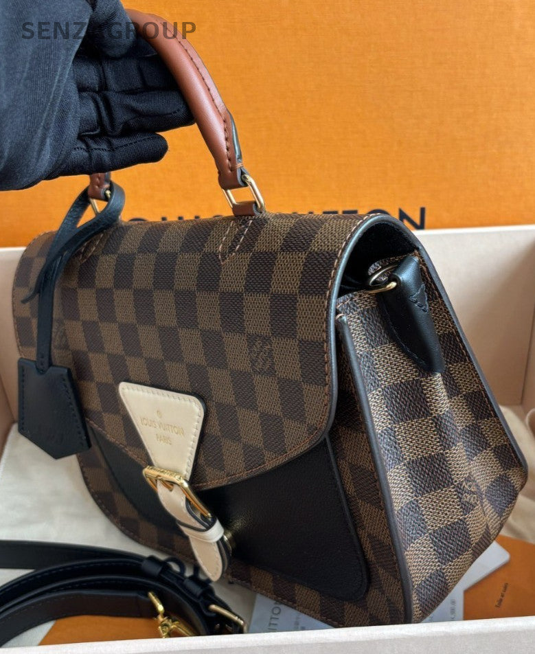 Louis Vuitton Damier Ebene Top Handle 2WAY Shoulder bag Almost Brand NEW