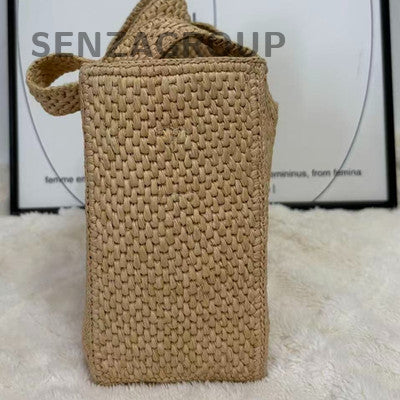 Loewe Woven Leather Shoulder Crossbody Bag Beige Brown Women Classic