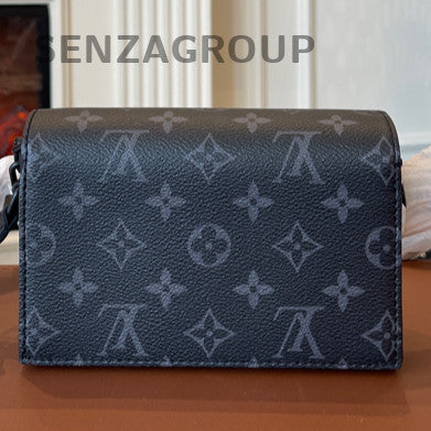Louis Vuitton Steamer Messenger Bag Monogram Black Unisex Classic