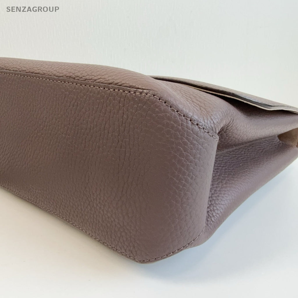 Louis Vuitton Volta Top Handle All Leather 2way Shoulder Handbag Maillard color