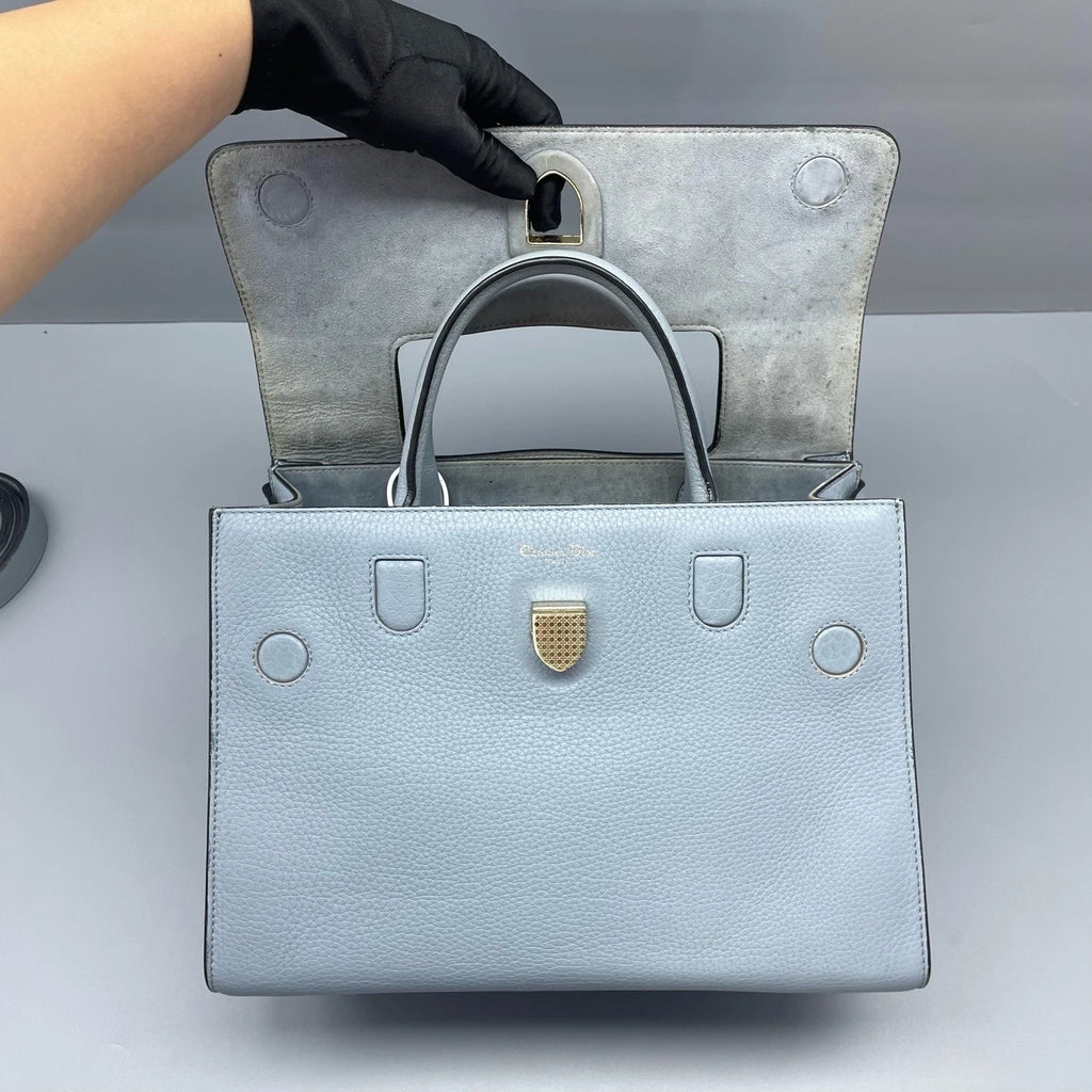Dior Shield Tote Bag Blue for Women