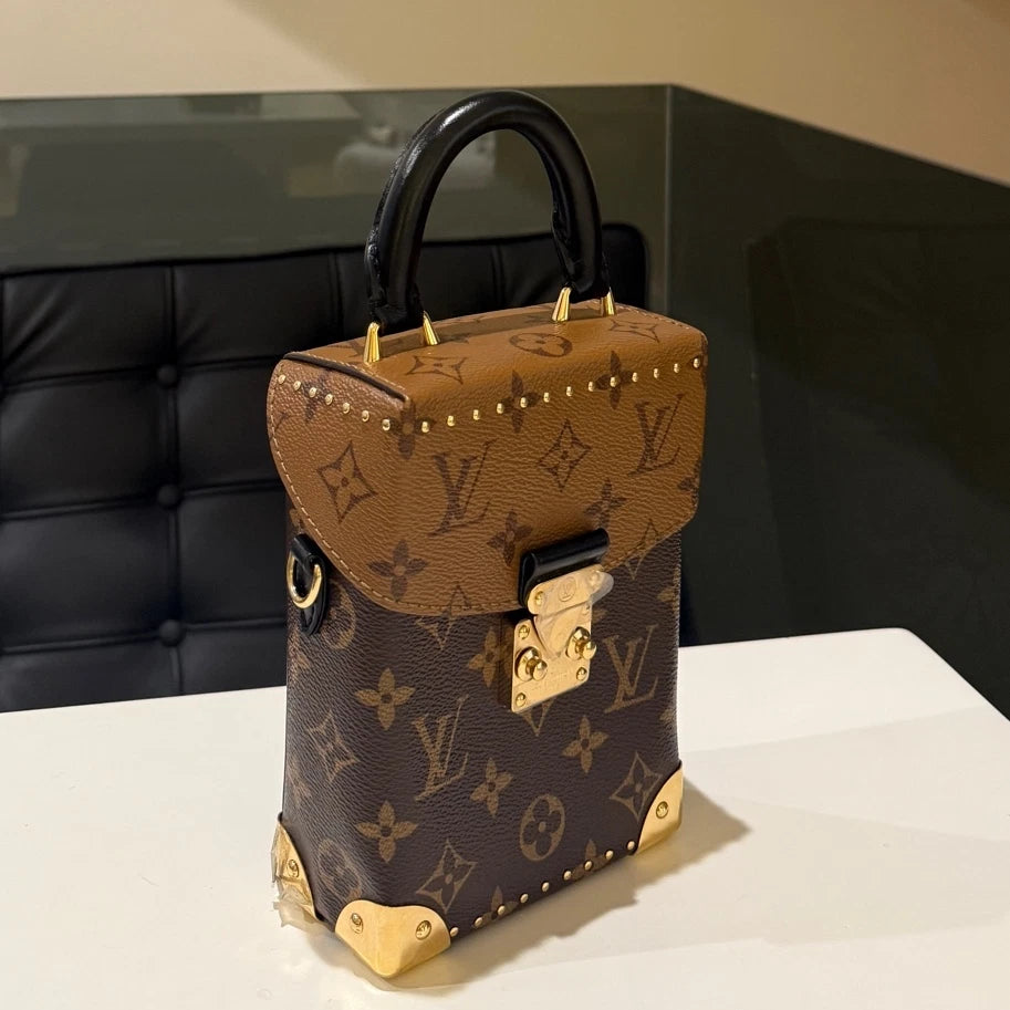 Louis Vuitton Camera Box Monogram Handbag Brown - Classic Women's Bag
