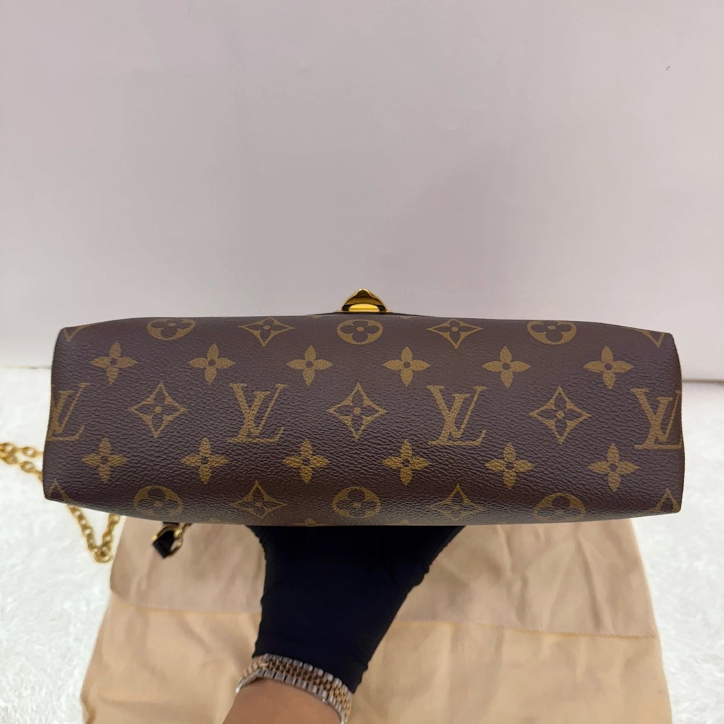 Louis Vuitton Saint Placide Monogram Red Canvas Chain Shoulder Bag Crossbody