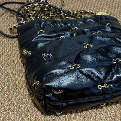 Chanel 22 Bag Mini Trash Bag Chain Shoulder Crossbody Bag Women