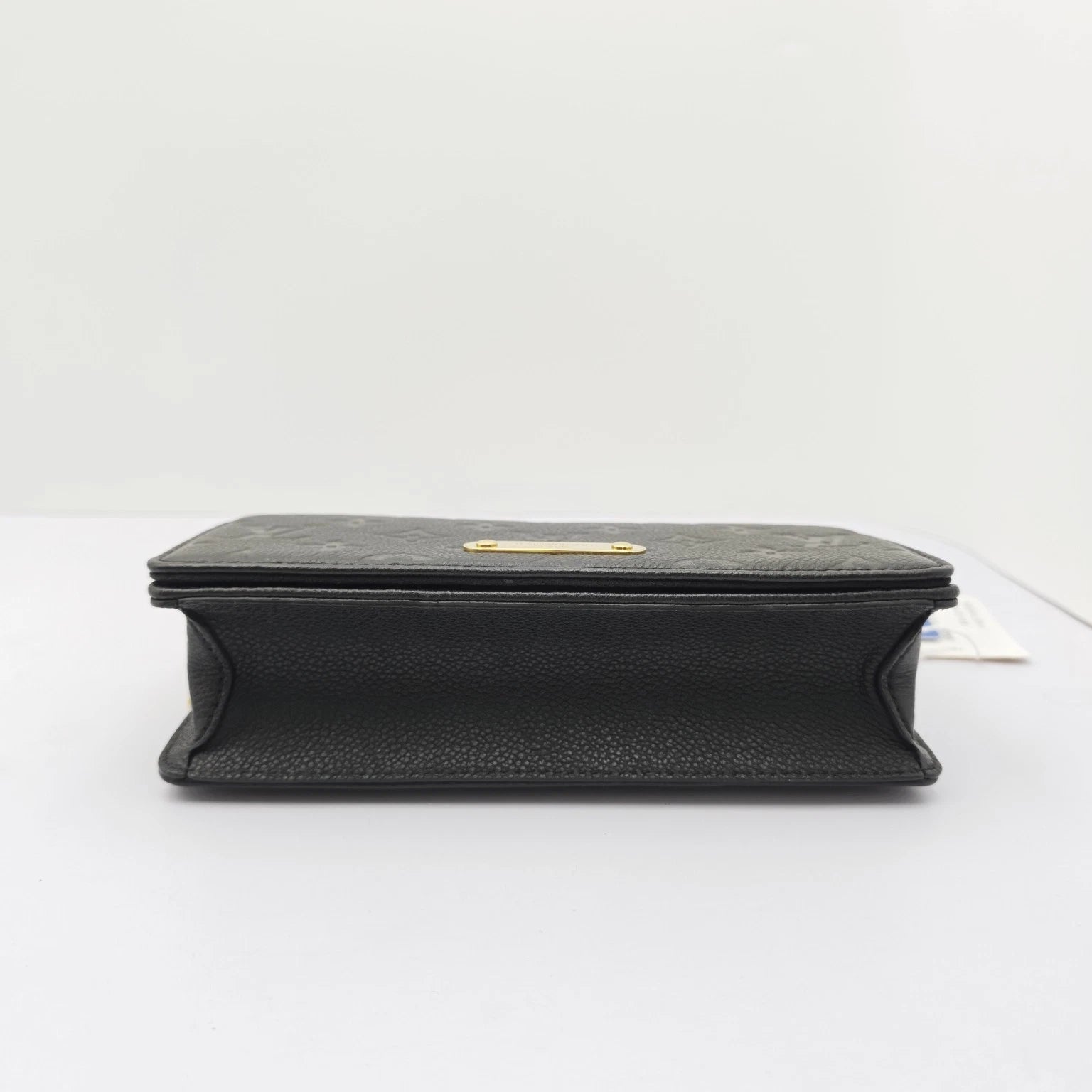 Louis Vuitton Black Printed Calfskin Lily WOC Shoulder Crossbody Bag For Women