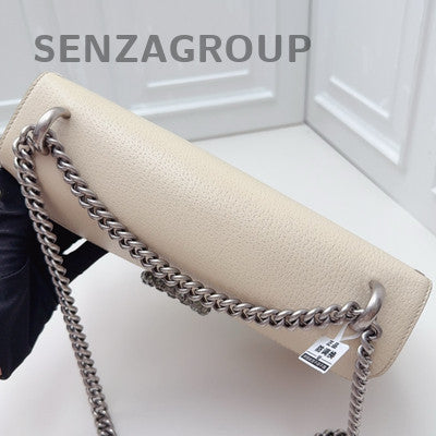 Gucci Dionysus Medium White Chain Shoulder Bag - Classic Women's Design