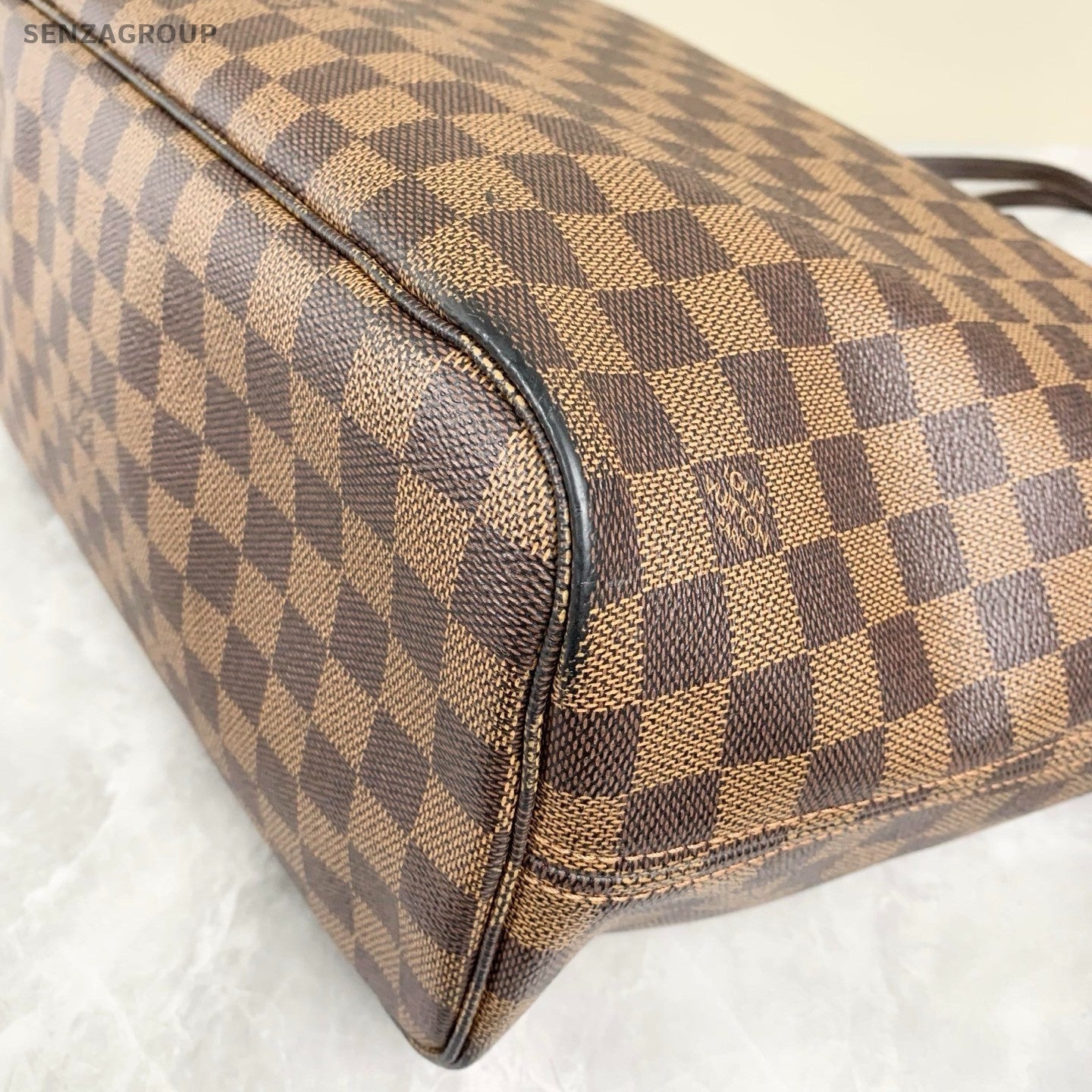 Louis Vuitton Damier Ebene Neverfull MM tote Shoulder bag Brown