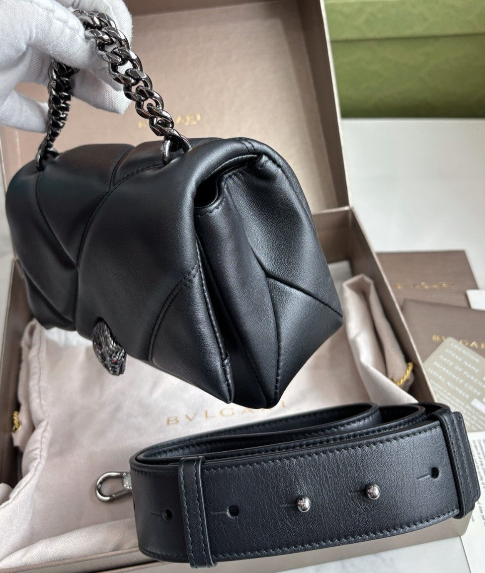 Bvlgari Serpenti Cabochon Shoulder bag Chain Strap Almost Brand NEW Women