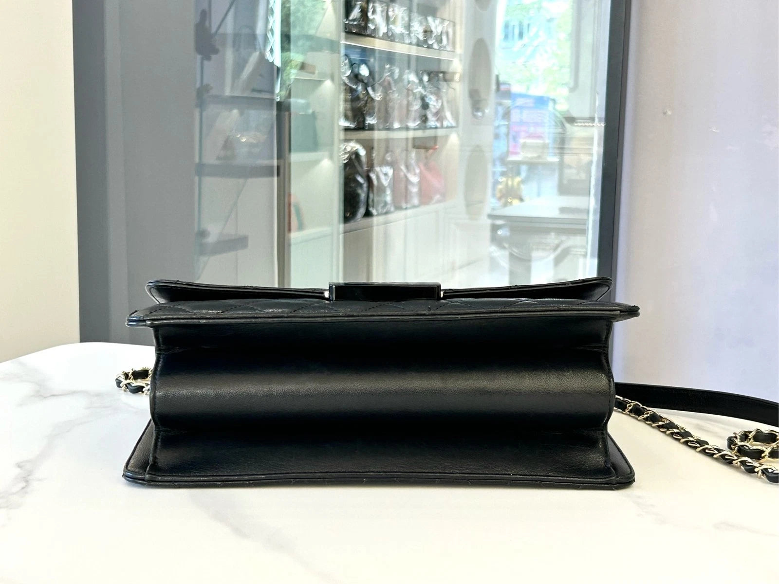 CHANEL Black Beautylock Flap Shoulder Bag for Women