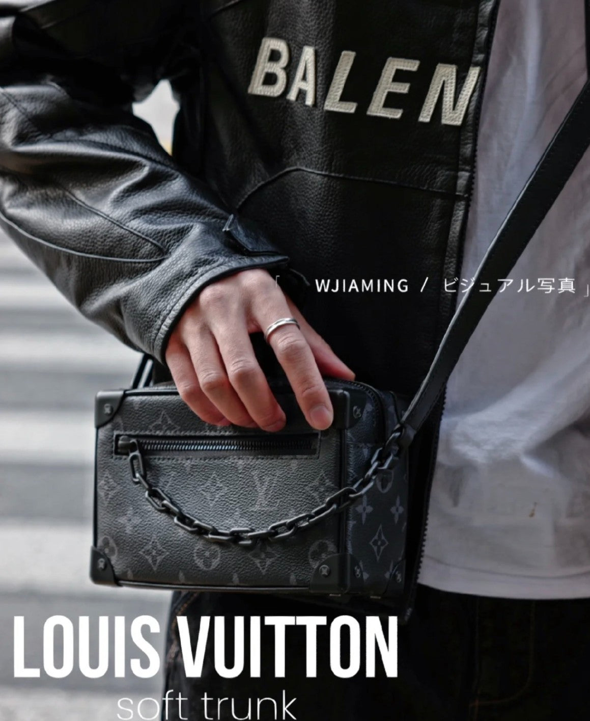 Louis Vuitton Soft Trunk Black Monogram mini Shoulder bag Crossbody Brand NEW