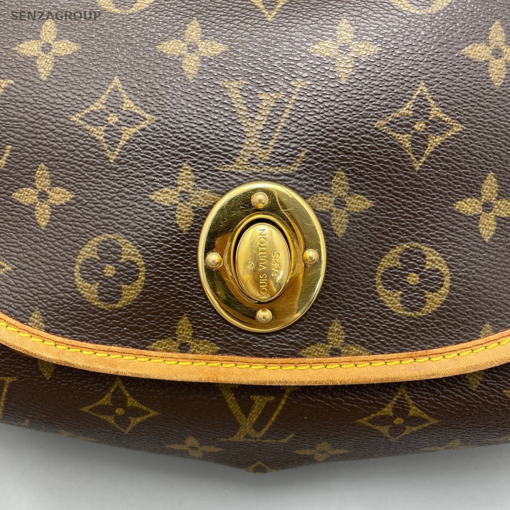 Louis Vuitton Monogram Pumpkin Underarm Shoulder Bag Brown Women