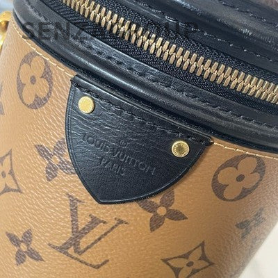 Louis Vuitton Monogram Cannes Bag Brown Gold Buckle Women's Classic Fashion