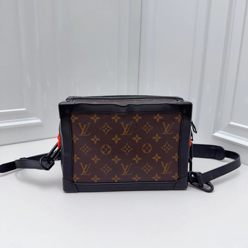 Louis Vuitton Soft Trunk MM Monogram Shoulder Bag Crossbody Unisex Adults