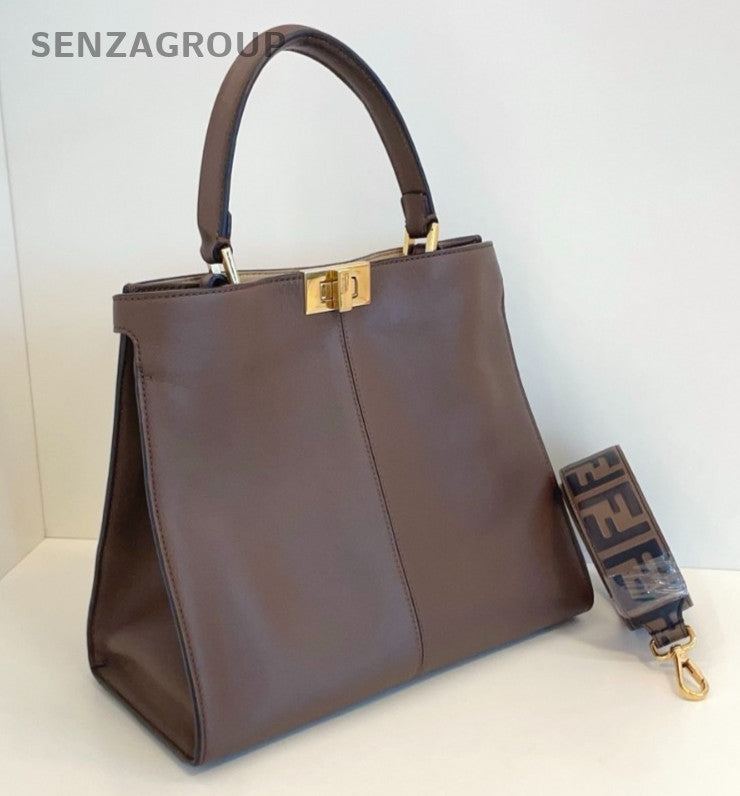 FENDI Peekaboo X-Lite Top Handle 2way Shoulder Handbag Women