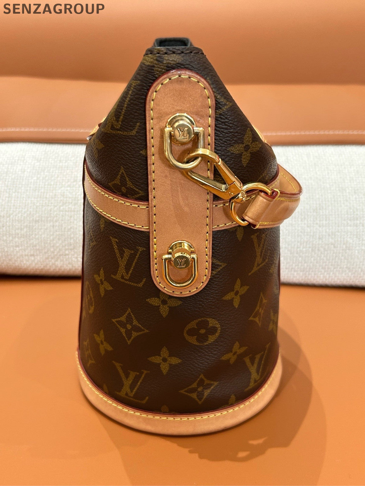 Louis Vuitton Monogram French Fries Bag Brown Handbag Crossbody Women