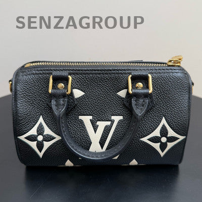 Louis Vuitton Nano Speedy Monogram Crossbody Bag for Women