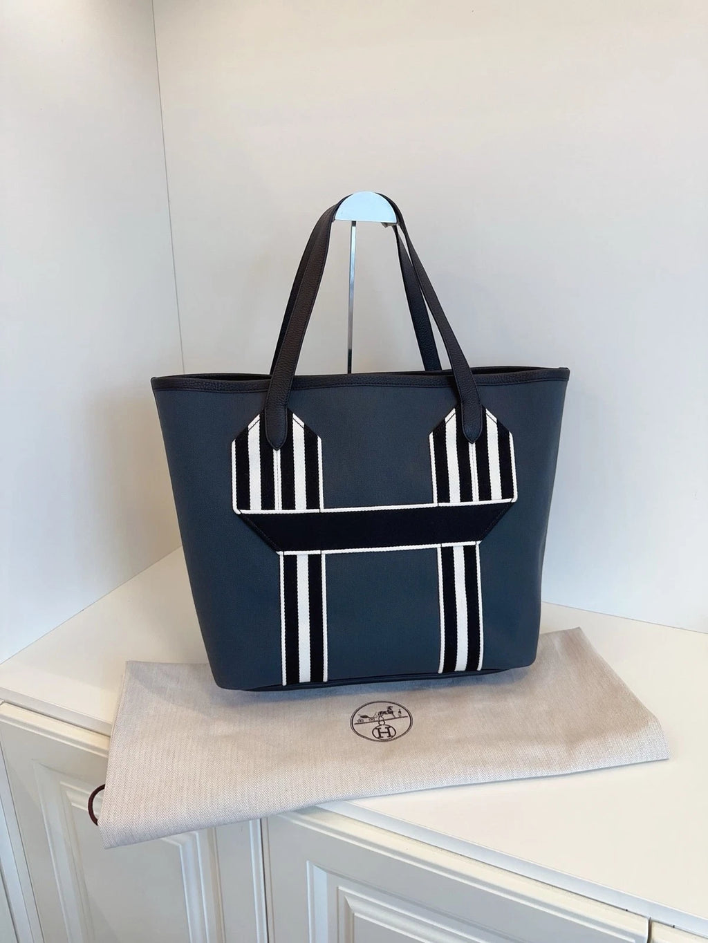 Hermès Cabas Pursangle Large Tote Bag Work Travel Tote Women Classic