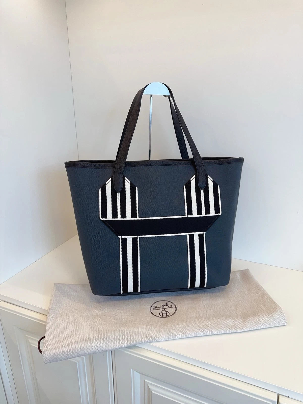 Hermès Cabas Pursangle Large Tote Bag Work Travel Tote Women Classic