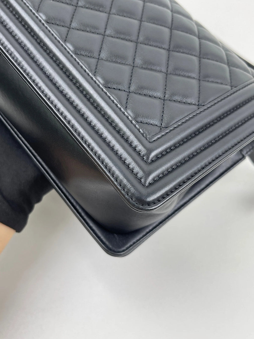 CHANEL Medium Le Boy Calfskin Shoulder Bag For Women